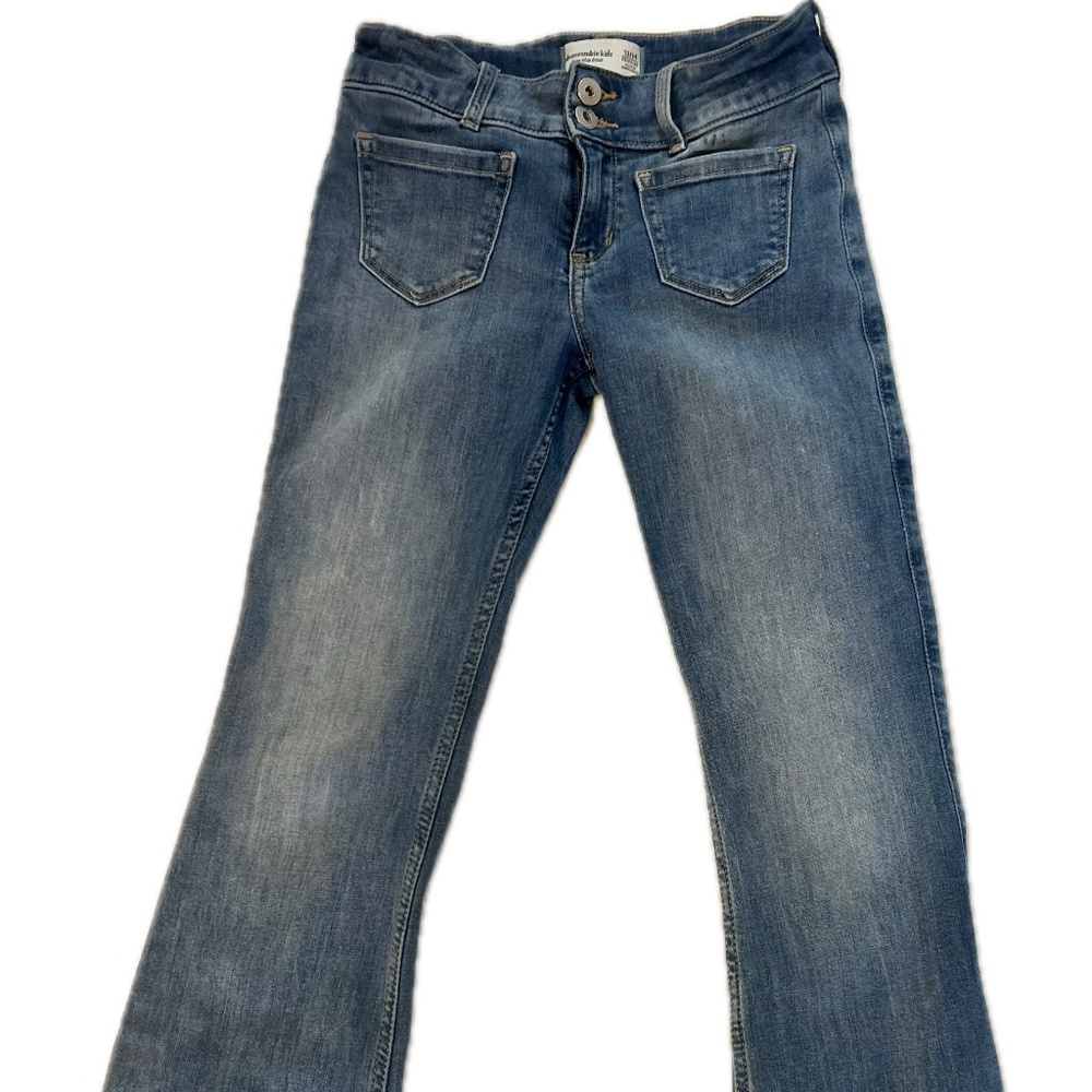 abercrombie kids low rise bootcut jeans